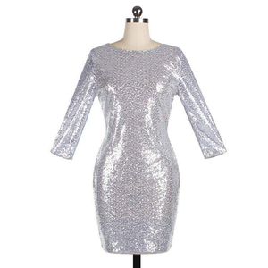 Vestido de Fiesta Largo de Gasa con Estampado Sencillo y Diseño de Espalda con Cordones, Corte A y Cintura Imperio para Mujer, Venta al por Mayor - Product Image 6