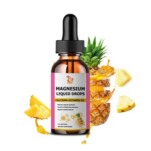 Gouttes liquides de magnésium OEM ODM avec vitamines et coenzyme Q10 pour favoriser la relaxation du corps et de l'humeur – Compléments alimentaires liquides à base de plantes - Product Image 1
