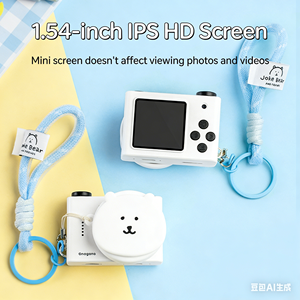 Mini Cámara de Moda Joke Bear and Friends - Diseño Original y Adorable, 20MP HD, Regalo Portátil de Bolsillo para Ella, Él y Niños - Product Image 6