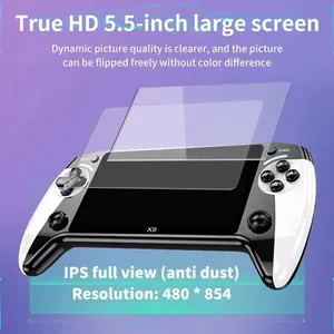 X9 <b>Handheld</b> Game <b>Console</b> 1500mah 5.5 Inch HD Screen Portable <b>Retro</b> Video Game <b>Console</b> Multifunctional Classic Portable <b>Handheld</b> - Product Image 4