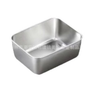 Plateau de conservation alimentaire carré en acier inoxydable avec couvercle à clip pour la préservation de la fraîcheur, usage en cuisine ML 161 - Product Image 4