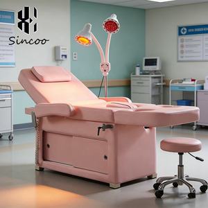 Cama Ginecológica Multifuncional con Gabinete de Almacenamiento, Cama Eléctrica de Masaje, Cama Privada para Exámenes Ginecológicos y Enfermería - Product Image 2