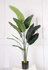 Árbol de Plátano Artificial de Diferentes Tamaños, Plantas de Palma Tropicales, Plantas Decorativas en Maceta para Interiores y Exteriores del Hogar - Product Image 5