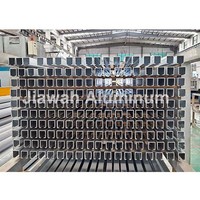 Rail de porte en Aluminium silencieux industriel, profilé de canal en U C, Rail de porte en Aluminium Double coulissant, Rail de rideau en Aluminium