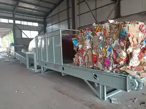 Abridor de garrafa de plástico para animal de estimação, máquina disjuntora de papel na reciclagem da linha de lavagem