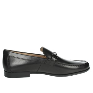 Scarpe eleganti mocassino nere 110600 da uomo suola Oxford di lusso e soletta in vera pelle per feste in ufficio o matrimonio - Product Image 4