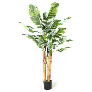 1.2m/4ft 1.5m/5ft Chất lượng cao trang trí topiary greeny đầy màu sắc Cây Chuối cây cảnh nhân tạo cho trung tâm - Product Image 3