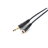 Nouveau câble audio blindé en PVC pour console, amplificateur et guitare électrique, vente en gros