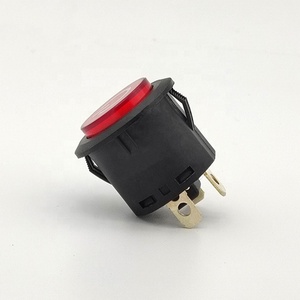 Símbolo de encendido de 22mm Interruptor de botón pulsador de reinicio/bloqueo momentáneo - Product Image 3
