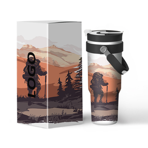 Professional Custom Adult Flip <b>Straw</b> <b>Tumbler</b> Wholesale Vacuum Insulated 40oz Flip <b>Straw</b> <b>Tumbler</b> <b>With</b> <b>Handle</b> Gift For Him - Product Image 1