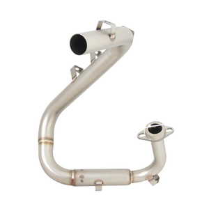 Slip On pour YAMAHA WR125R 09-17 <span class=keywords><strong>WR125X</strong></span> 09-17 systèmes d'échappement de moto modifier le tuyau de liaison intermédiaire avant - Product Image 3