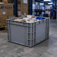 Conteneurs en plastique pour le transport en gros, conformes aux normes européennes, robustes, empilables, avec fond renforcé