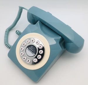 Telefono Fisso Vintage <span class=keywords><strong>Anni</strong></span> '<span class=keywords><strong>60</strong></span> Classico Verde Frutta in Plastica ABS Ecologica con Tasti Grandi e Funzione Flash/Riutilizzo, Ideale per Arredamento Casa e Hotel - Product Image 4