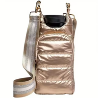 Water Bottle Holder with Strap Hands Free Crossbody Water Bottle Carrier Bag with Phone Pocket
