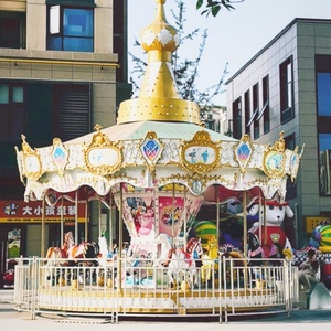 Carosello di Lusso per Esterni da 16/24/36 Posti, <span class=keywords><strong>Giostra</strong></span> Commerciale per Parchi a Tema - Product Image 2