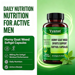 Complément Sportif Horny Goat Weed 800mg Gélules Molles 90pcs – Aide à Maintenir les Performances et la Vitalité Pendant l'Entraînement – Nutrition Quotidienne pour Hommes Actifs - Product Image 6
