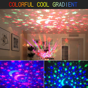 โปรเจคเตอร์ดาวหมุนได้ XY-890 ไฟ LED พร้อมลำโพงบลูทูธ ฉายแสงดาวและ<span class=keywords><strong>ดวง</strong></span><span class=keywords><strong>จันทร์</strong></span> สำหรับเด็ก - Product Image 4