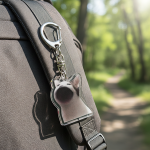 Porte-clés mignon et amusant avec motif de chat Y2k, porte-clés en forme de banane, porte-clés en acrylique tendance, porte-clés pour femmes, porte-clés imperméable et léger, breloques pour sac - Product Image 6
