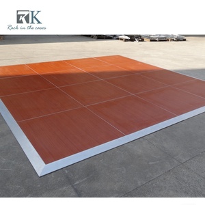 Piste de danse en bois avec les bords en bois de contreplaqué et d'aluminium de grain - Product Image 3