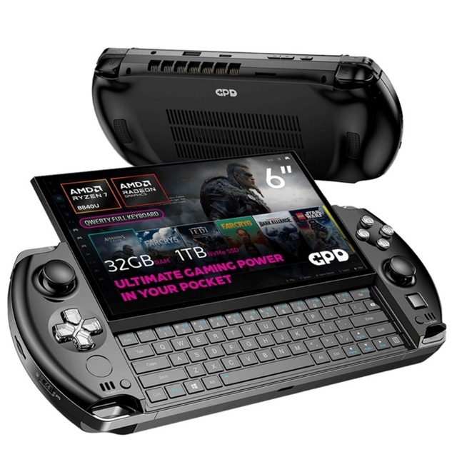 GPD WIN 4 2025 HX 370 CPU 32GB Gaming Handheld PC Game Console