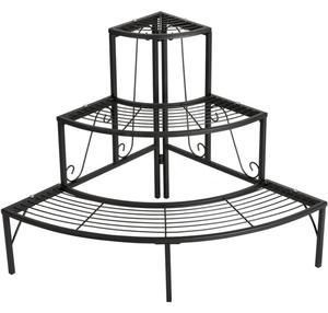 Support à plantes à 3 niveaux, <span class=keywords><strong>étagère</strong></span> d'angle pour plantes, support d'affichage pour plantes, <span class=keywords><strong>étagère</strong></span>s pour orchidées, pour intérieur et extérieur - Product Image 2