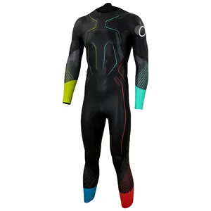 Customize0.3-5MM Full sleeves men wetsuit SCS/CR triathlon smooth skin Suits Yamamoto neoprene Surfing Swimming Wetsuit