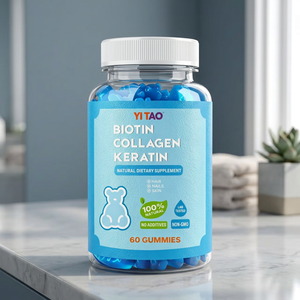 Gomitas de Colágeno con Vitaminas de Marca Propia - Favorecen el Crecimiento del Cabello, la Salud de la Piel y la Energía - Suplemento Dietético para Adultos - Product Image 1