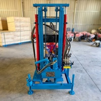 Foreuse de puits d'eau sur roues RJ150 25HP économique, machine de haute qualité de 100 m pour l'approvisionnement en eau des fermes
