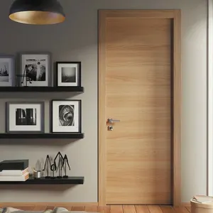 PVC interior Doors cheap prefinished interior doors panel hollow core frames rooms PVC office door