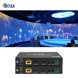 4K60 150M HDbaset Extender Hỗ Trợ Một Vòng Lặp Trong Khai Thác Âm Thanh <span class=keywords><strong>HDMI</strong></span> Extender IR/RS-232/CEC Điều Khiển Cat6 <span class=keywords><strong>HDMI</strong></span> Extender - Product Image 1