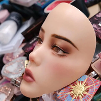 Mannequin de maquillage 3D, tatouage des sourcils, pratique de la peau, maquillage des yeux, entraînement de la peau, pratique du tatouage en silicone