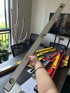 Nhà Máy bán hàng trực tiếp Độ chính xác cao mức độ tinh thần hợp kim nhôm trắng mức độ kỹ thuật số Cai Trị - Product Image 3