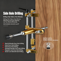 Kit de mortaiseuse manuelle DIY OEM pour portes en bois, ouvre-trou de serrure, tête de perçage 16-24mm
