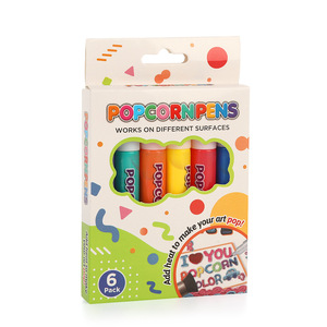 Pennarelli Effetto Popcorn, 6 Colori Pennarelli Magici Effetto 3D per Disegno e Pittura Artistica per Casa - Product Image 5