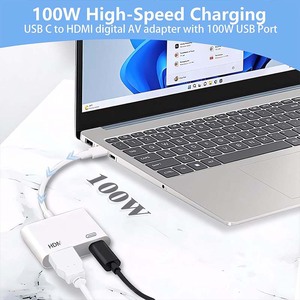 Cable Adaptador USB C a HDTV Tipo C PD de Macho a Hembra 4K 60Hz para MacBook <span class=keywords><strong>Pro</strong></span>, iPad, iPhone 15, 16 <span class=keywords><strong>Pro</strong></span> Max, <span class=keywords><strong>Samsung</strong></span> S23, Surface <span class=keywords><strong>Book</strong></span> <span class=keywords><strong>3</strong></span> - Product Image 6