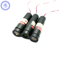 Module Laser Mini 635nm 1mW 3mW 5mW point rouge, 3-5V, tête 6mm 12mm, pièces