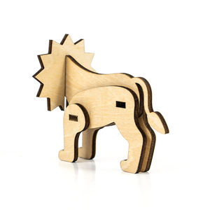 ألعاب خشبية مقطوعة بالليزر للأطفال بالجملة، هدايا ترويجية، خدمة قطع بالليزر من المصنع - Product Image 4