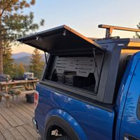 En stock, coque de camionnette en aluminium verrouillable, toit de camionnette, auvent pour Ford Toyota Hilux Tacoma Tundra 4x4 Pickups