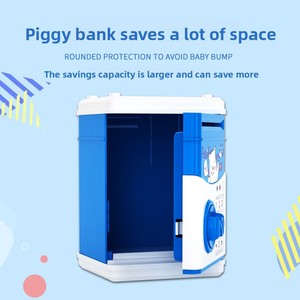 Tirelire créative pour enfants en forme de dessin animé, mini-coffre-fort ATM en étain avec musique et histoire, motif de tirelire à monnaie mignonne, produit transfrontalier - Product Image 3