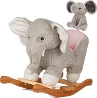 Vente en gros Chaise en forme d'animal pour enfants Cheval à bascule Jouets en peluche pour enfants Jouets souples pour tout-petits