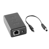 Divisor PoE Gigabit de alta potencia DC5V 4A Micro USB/Tipo-C/DC IEEE 802. 3AF/AT 10/100/1000Mbps Power over Ethernet para cámara IP