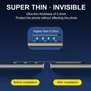 Protezione completa della fotocamera per <span class=keywords><strong>Samsung</strong></span> <span class=keywords><strong>Galaxy</strong></span> S25 S24 S23 Ultra S22 <span class=keywords><strong>S21</strong></span> Plus pellicola per fotocamere <span class=keywords><strong>Samsung</strong></span> S25 vetro - Product Image 5