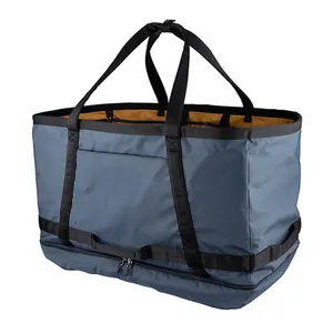 กระเป๋าลากสำหรับตั้งแคมป์กลางแจ้ง,กระเป๋าลากสองชั้นแบบกำหนดได้เองสำหรับงานหนักขนาดใหญ่