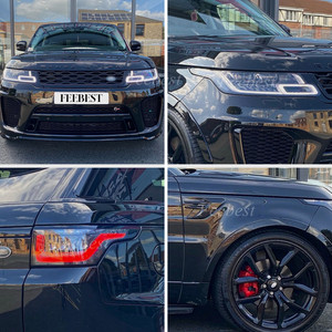 Kit Carrozzeria 2018-2022 per Land <span class=keywords><strong>Rover</strong></span> <span class=keywords><strong>Range</strong></span> <span class=keywords><strong>Rover</strong></span> <span class=keywords><strong>Sport</strong></span> 2014-2017 Aggiornamento allo Stile OE SVR Kit Carrozzeria Paraurti Anteriore e Posteriore Completo - Product Image 5