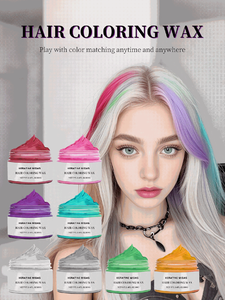 Crème colorante et coiffante 2-en-1 personnalisable pour cheveux, effet boue, pour fêtes et cosplay DIY - Product Image 3