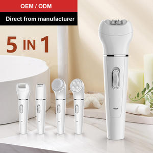 Épilateur entièrement étanche 5-en-1 épilateur multifonction lime pour les pieds masseur nettoyant pour le visage rechargeable - Product Image 2
