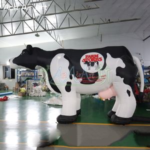 Model sapi perah tiup raksasa bahan Oxford dengan Blower untuk pesta promosi pertanian atau iklan acara - Product Image 4