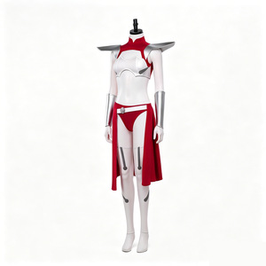 Disfraz de Cosplay de Invincible Young Hero Cosmic Safranboro, conjunto completo rojo, blanco y plateado, disfraz de Halloween para mujer adulta - Product Image 5