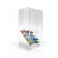 Distributeur de stylos en acrylique personnalisé présentoir à crayons à gravité présentoir mural pour stylos en plexiglas