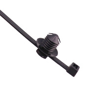 Attaches de câble universelles 7 tailles Attache à glissière de câble à montage poussoir avec clips de routage de métier à tisser de voiture Contient une solution de gestion de fil de voiture